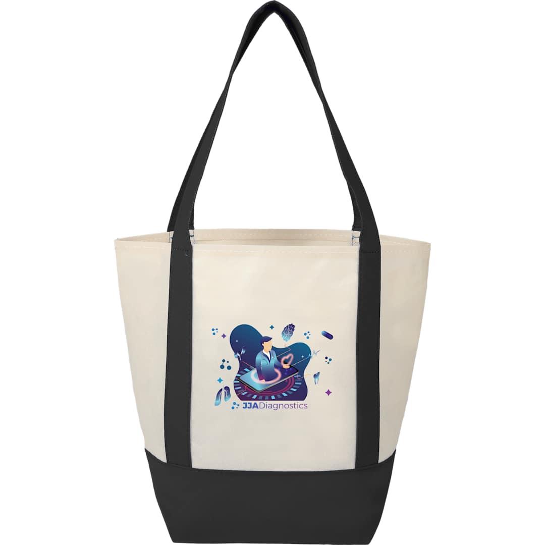 Lighthouse mini non-woven tote Black miniatura 20