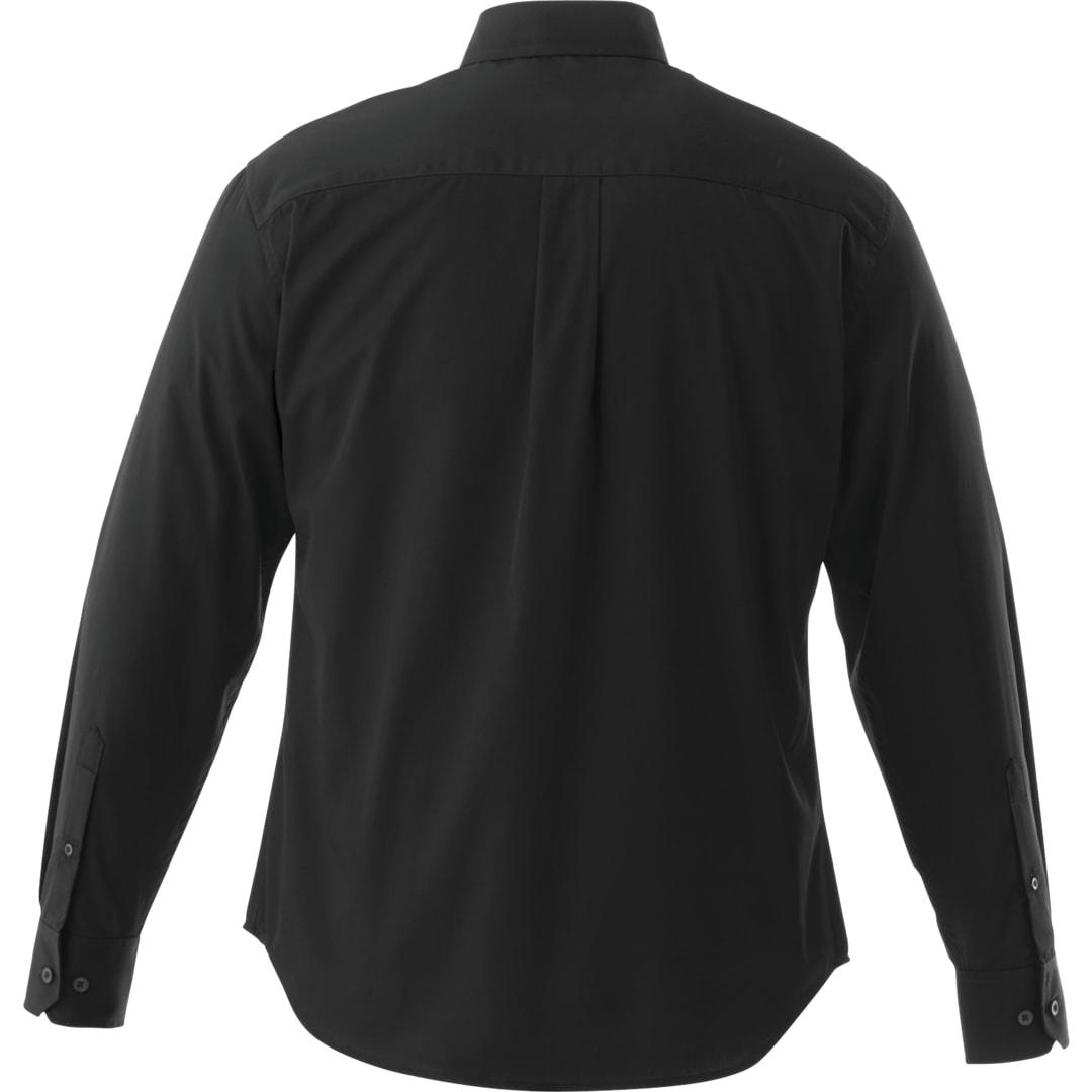 Mens wilshire long sleeve shirt tall Black miniatura 9
