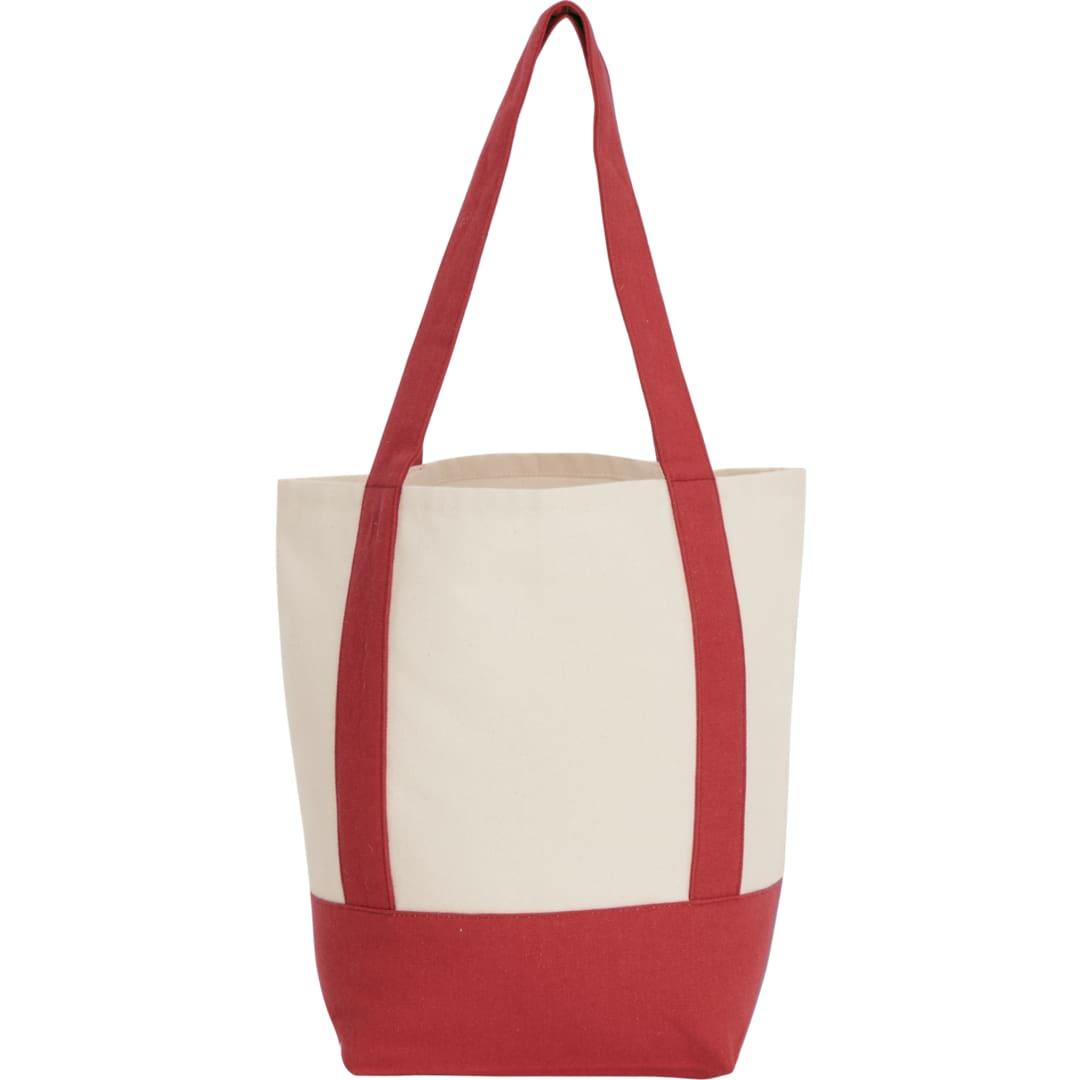 Mini recycled 8oz cotton canvas tote Red miniatura 26
