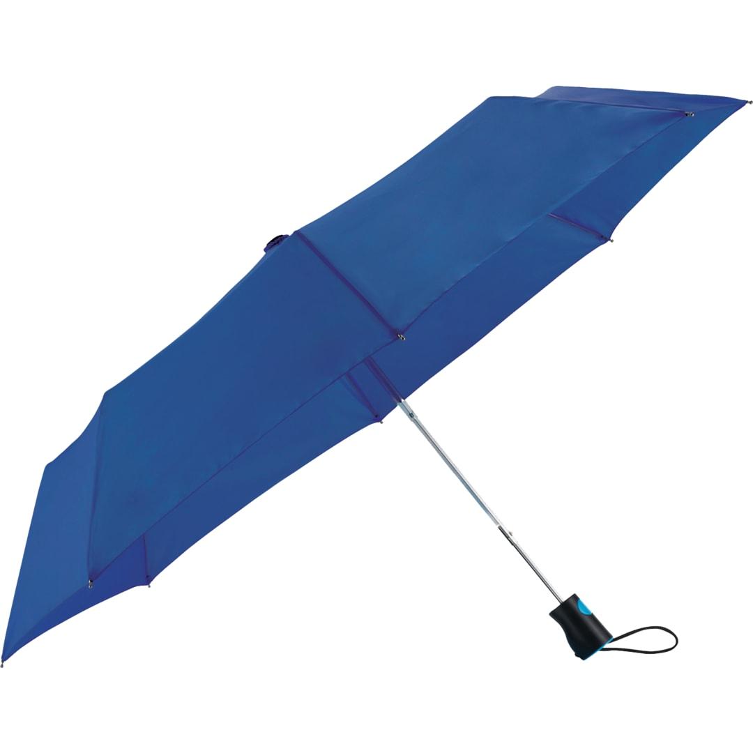 42 Totes® 3 section auto open umbrella Black miniatura 7