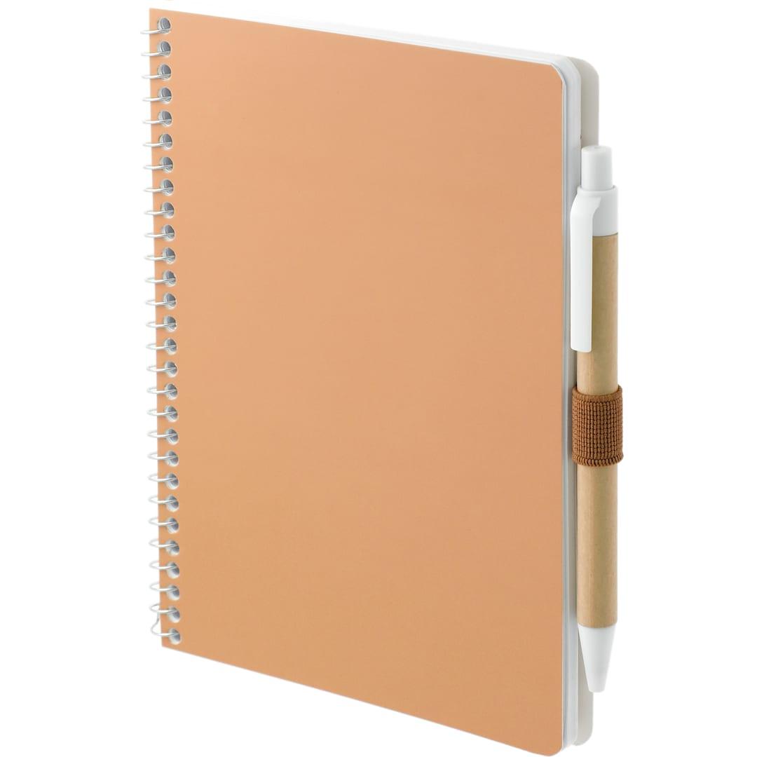 Fsc® mix 5 x 7 spiral notebook with pen Black miniatura 18