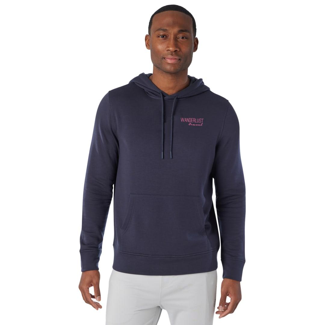 Greatness wins core tech hoodie - mens Navy Blue miniatura 5