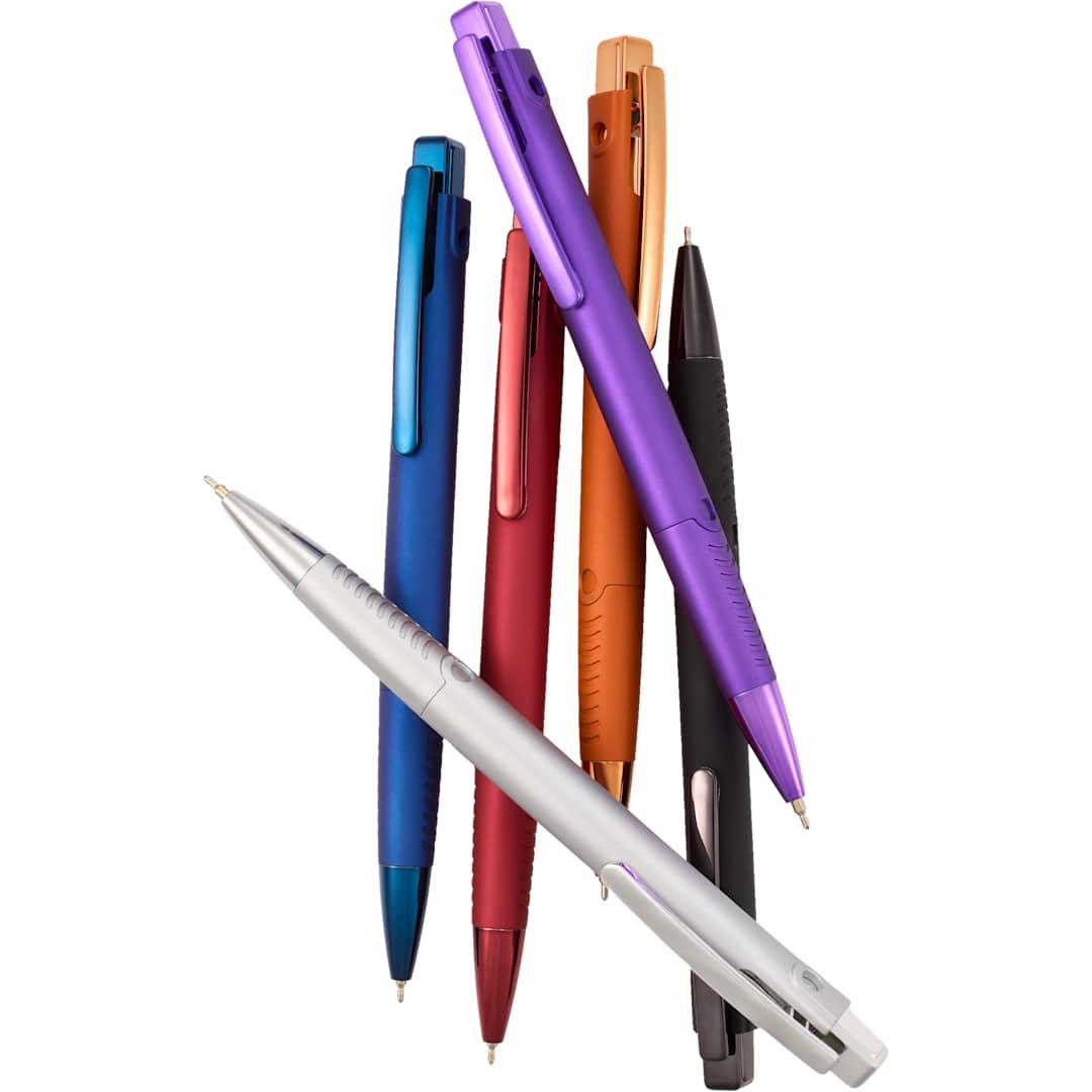 Denver recycled gel pen Black front