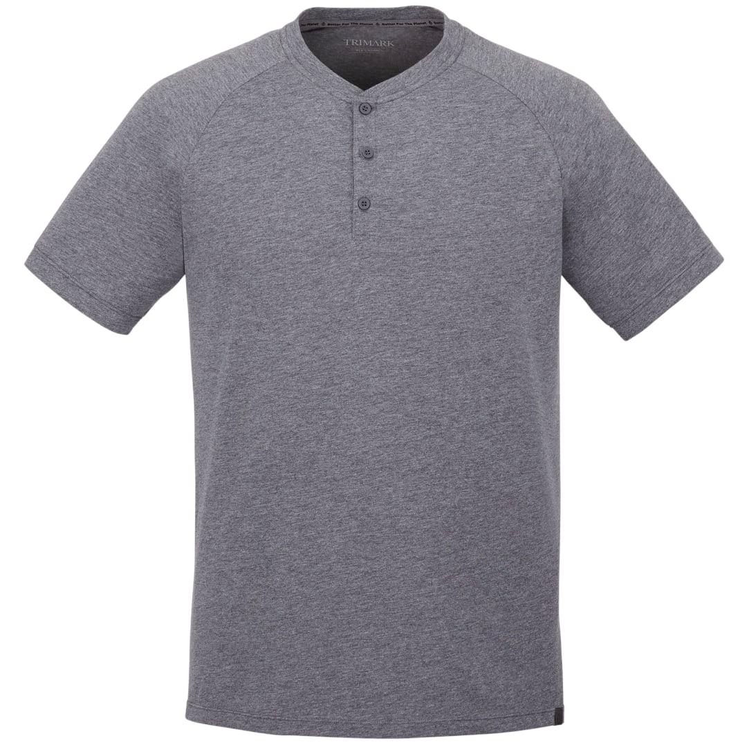 Mens somoto eco short sleeve henley Navy Blue miniatura 9