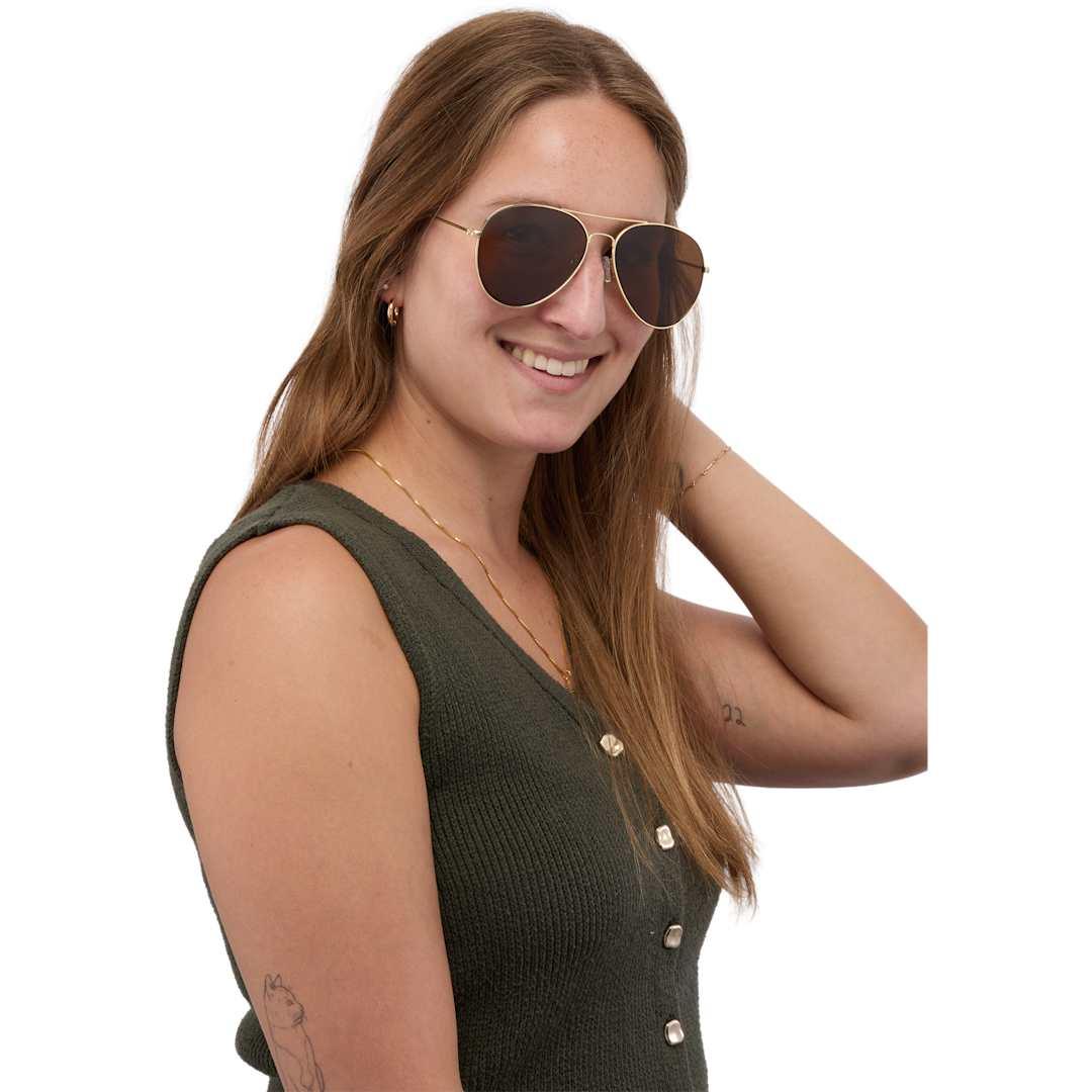 Stunkel recycled aviator sunglasses Black miniatura 24