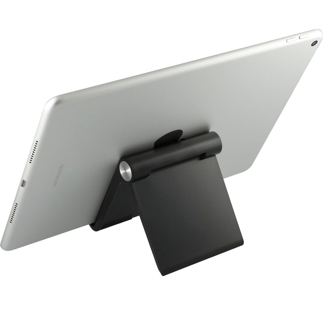 Resty phone and tablet stand Black front