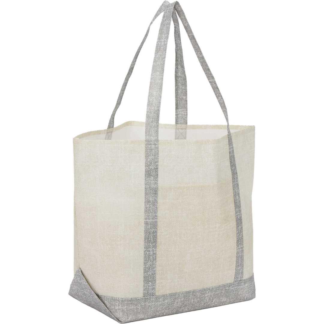 Recycled beacon non-woven all purpose tote Grey miniatura 3