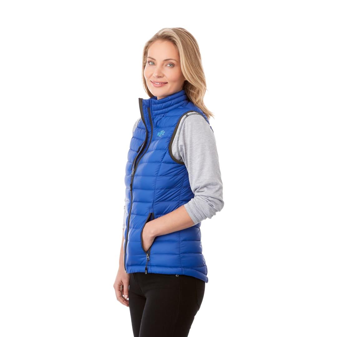 Womens whistler light down vest Black miniatura 12