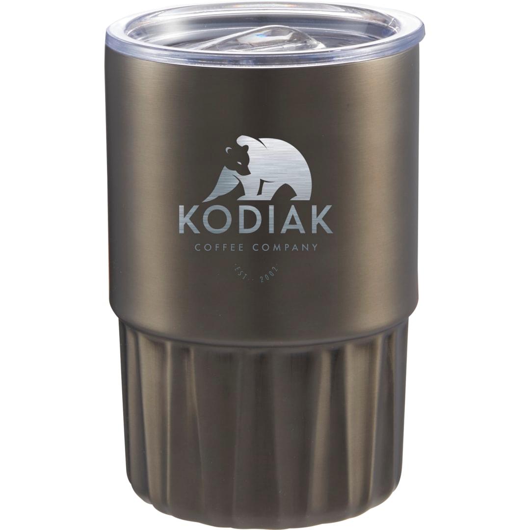 Elite geometry recycled stainless tumbler 16oz White miniatura 8