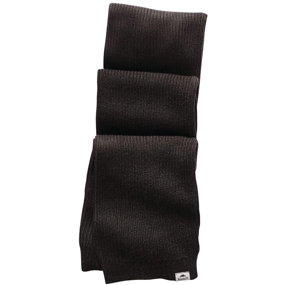 Unisex ravenlake roots73 knit scarf Dark Gray miniatura 8