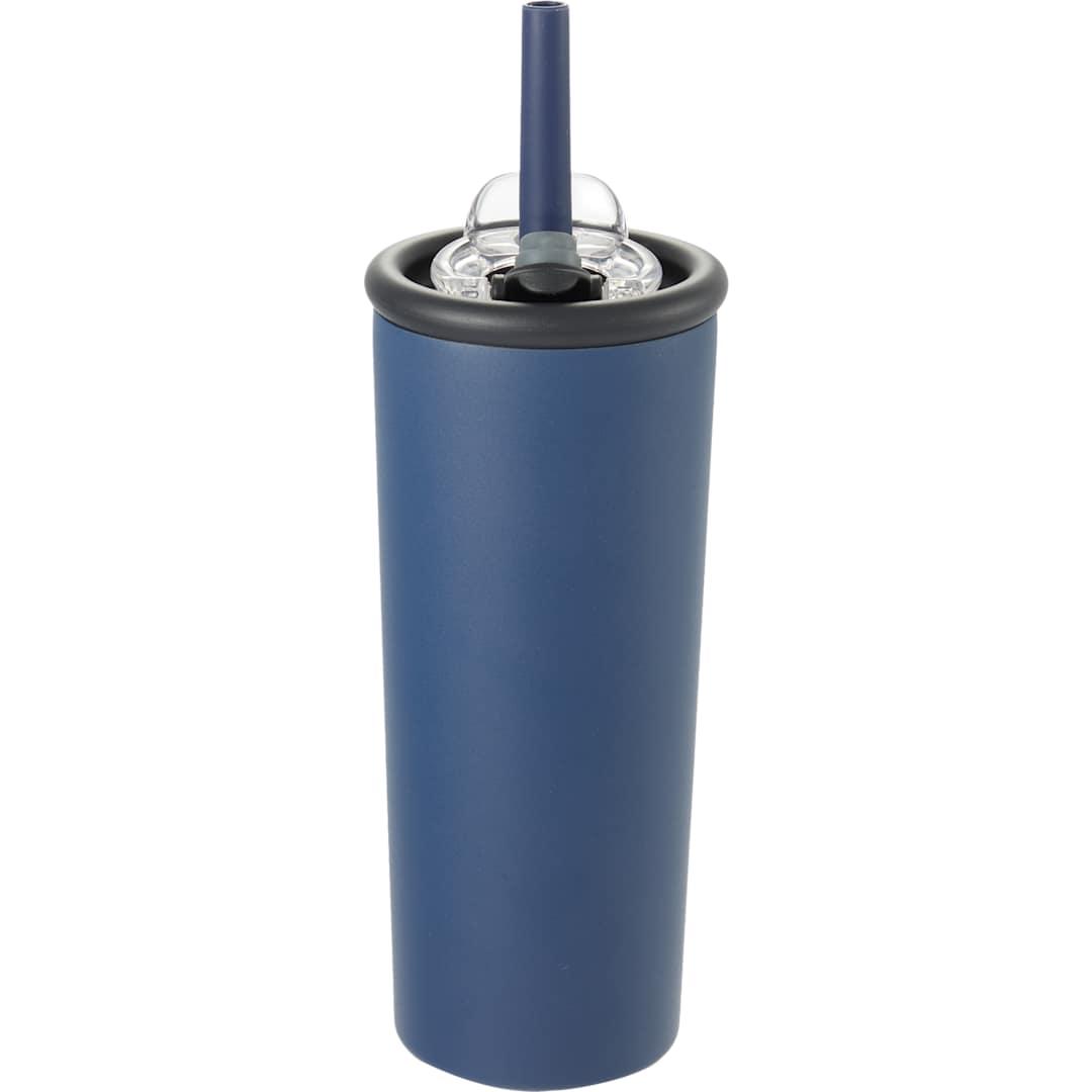Kyser recycled vacuum tumbler w/ straw 20oz Black miniatura 24