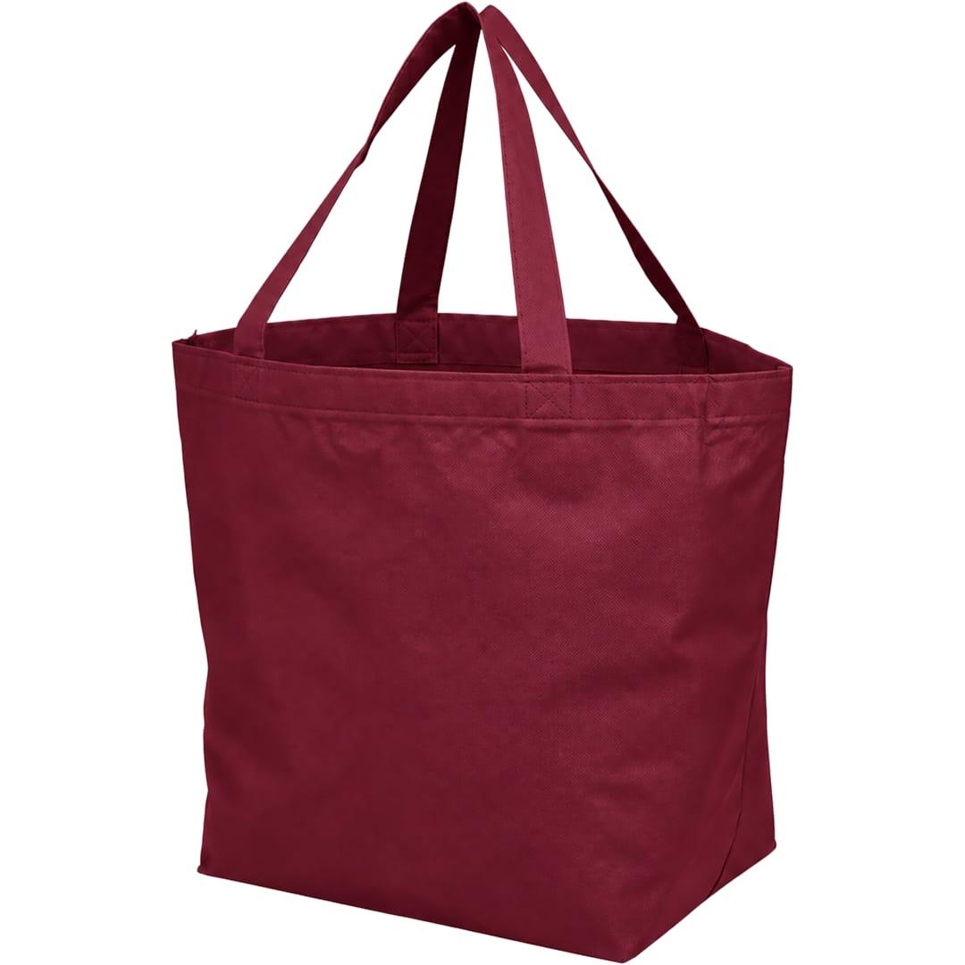 Yaya 100% recycled budget non woven shopper tote Black miniatura 5
