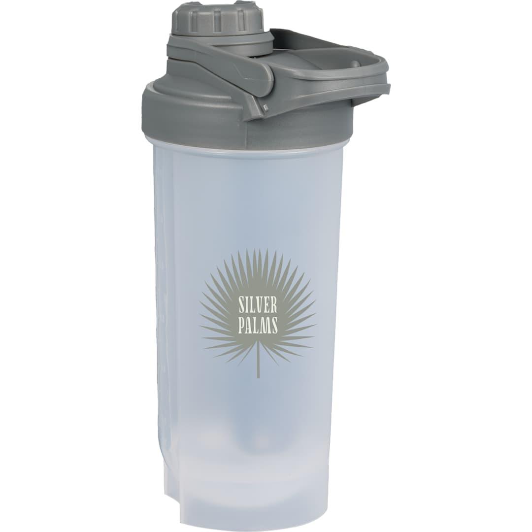 Buddy 24oz recycled protein shaker bottle Clear miniatura 17