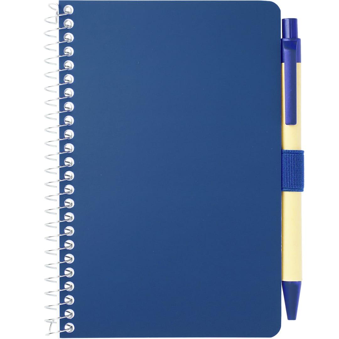 Fsc® mix 4 x 6 pocket spiral notebook with pen Black miniatura 12