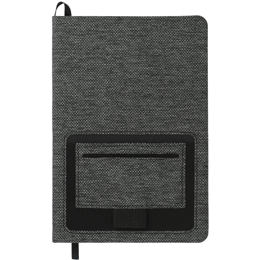 Fsc® mix 5.5 x 8.5 vila rpet bound notebook Dark Gray miniatura 6