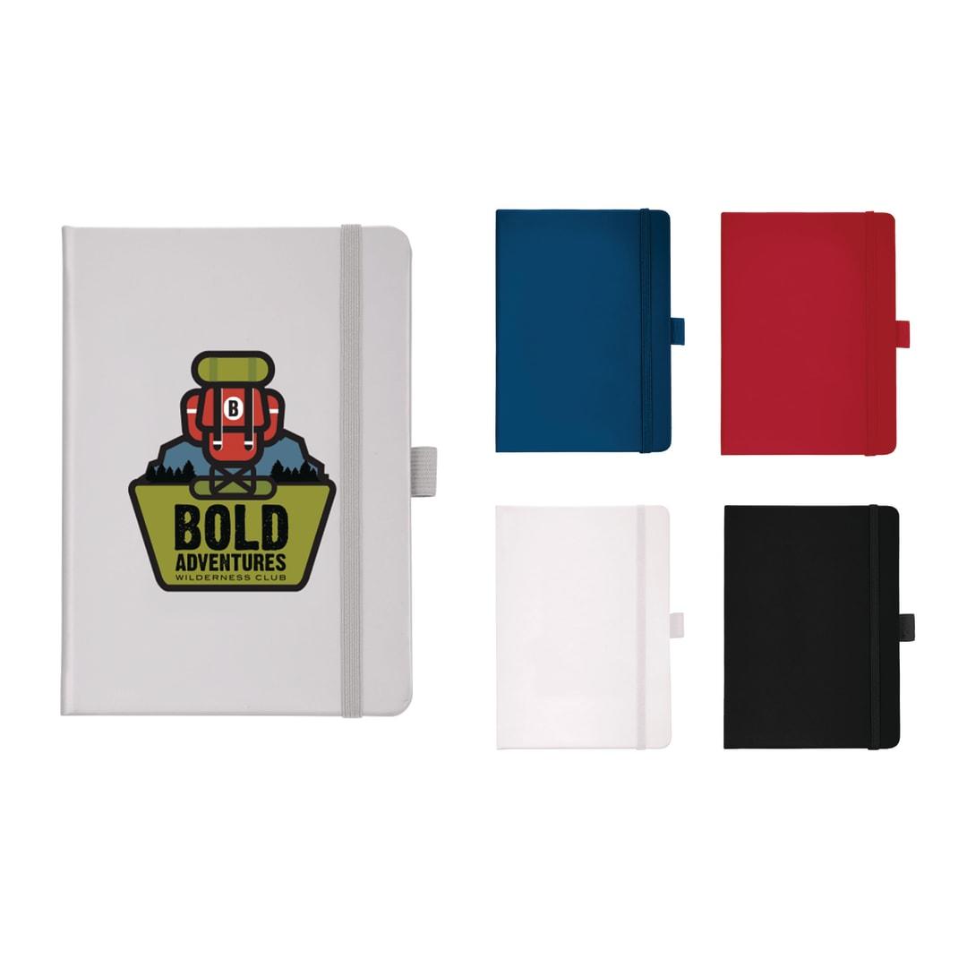 Fsc® mix 5 x 7 vienna hard bound journal White front