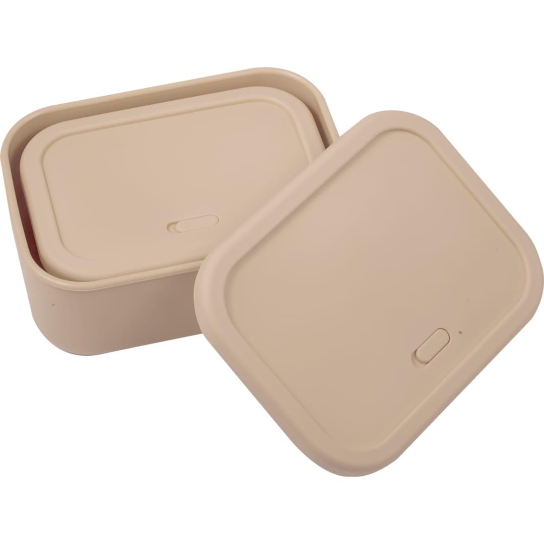 Silicone food storage box with air valve - set of Several Colors miniatura 12
