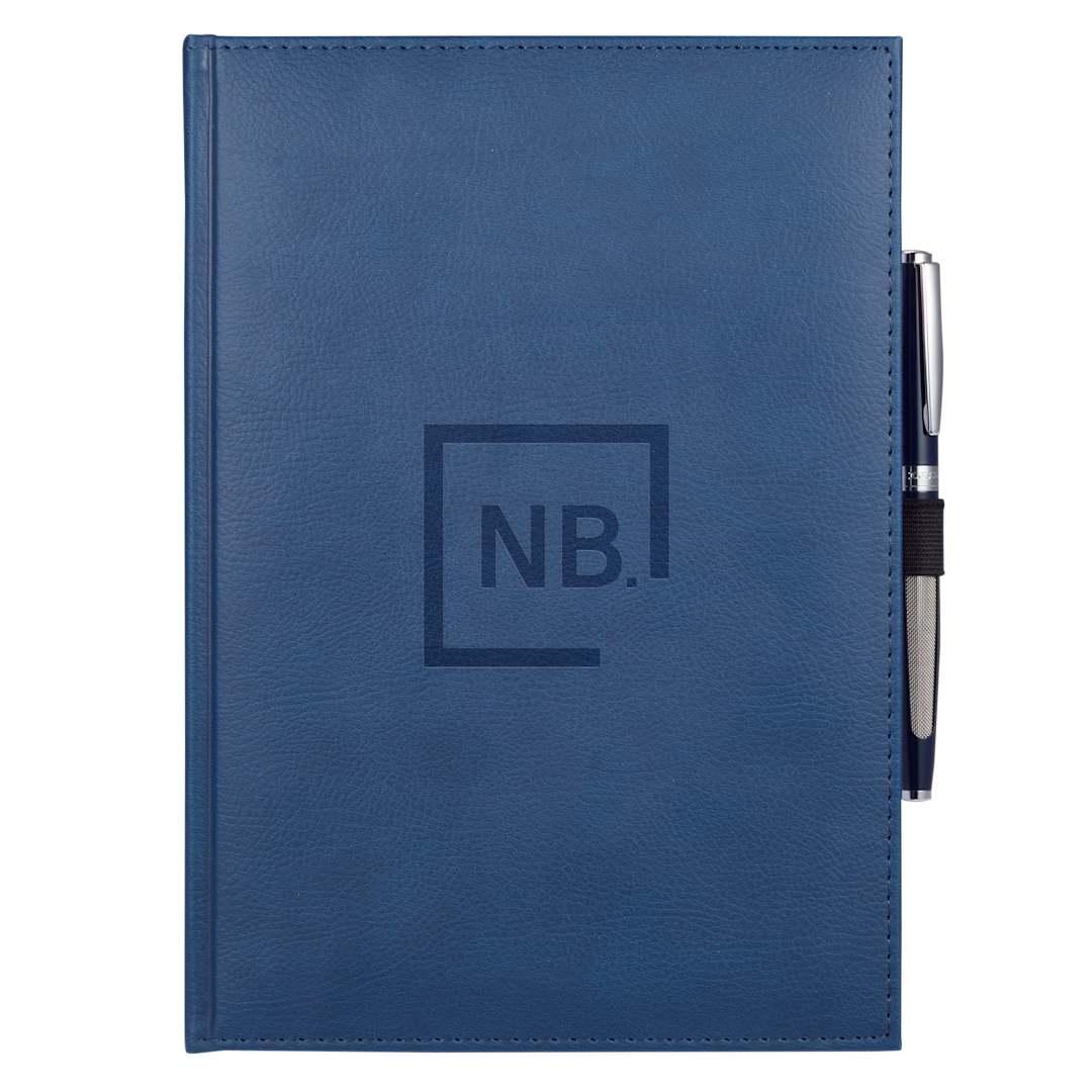 Fsc® mix 7 x 10 vicenza large bound journal Black miniatura 11