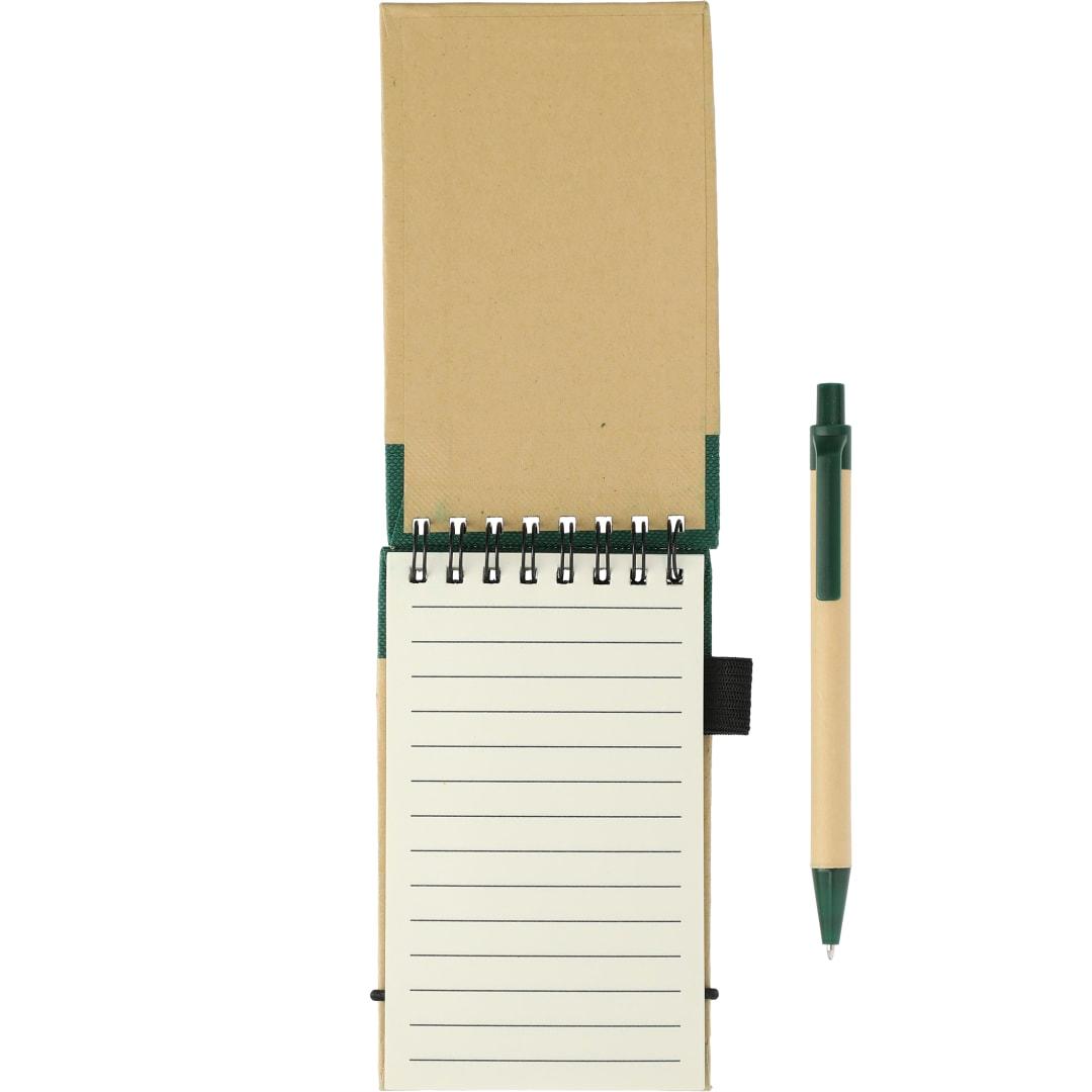 Fsc® mix 5 x 3 recycled jotter with pen Natural miniatura 17