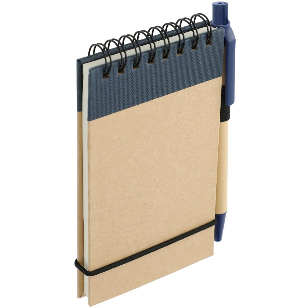 Fsc® mix 5 x 3 recycled jotter with pen Natural miniatura 9
