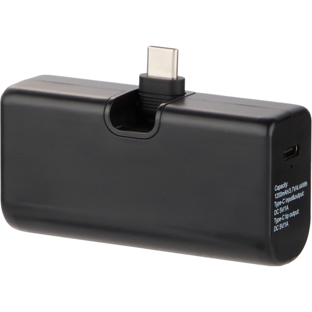 Stay powered 1200 mah power bank with type-c tip White miniatura 3