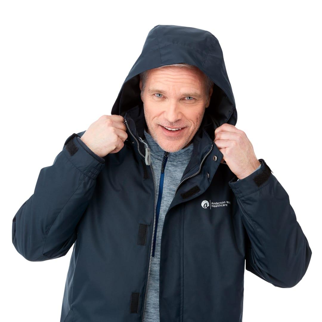 Mens valencia 3-in-1 jacket Navy Blue miniatura 7