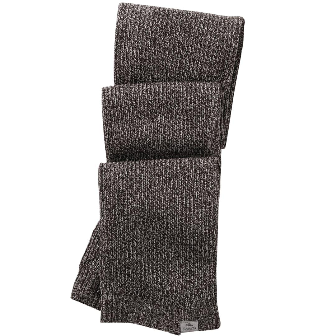 Unisex ravenlake roots73 knit scarf Dark Gray miniatura 7