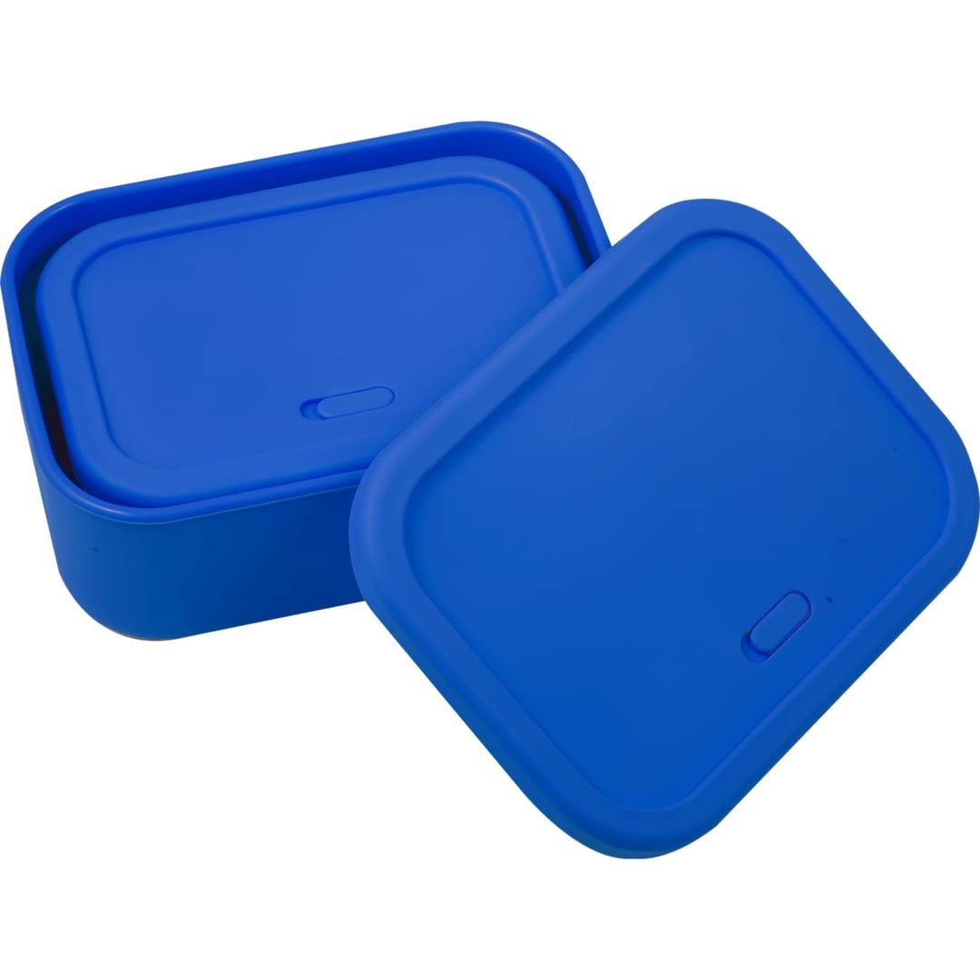 Silicone food storage box with air valve - set of Several Colors miniatura 4