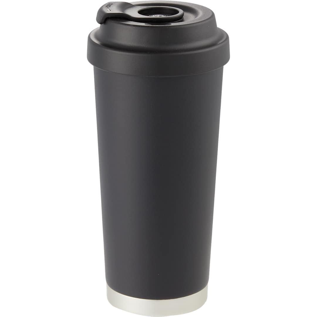 Haley vacuum tumbler one touch opening lid 16oz Black miniatura 9