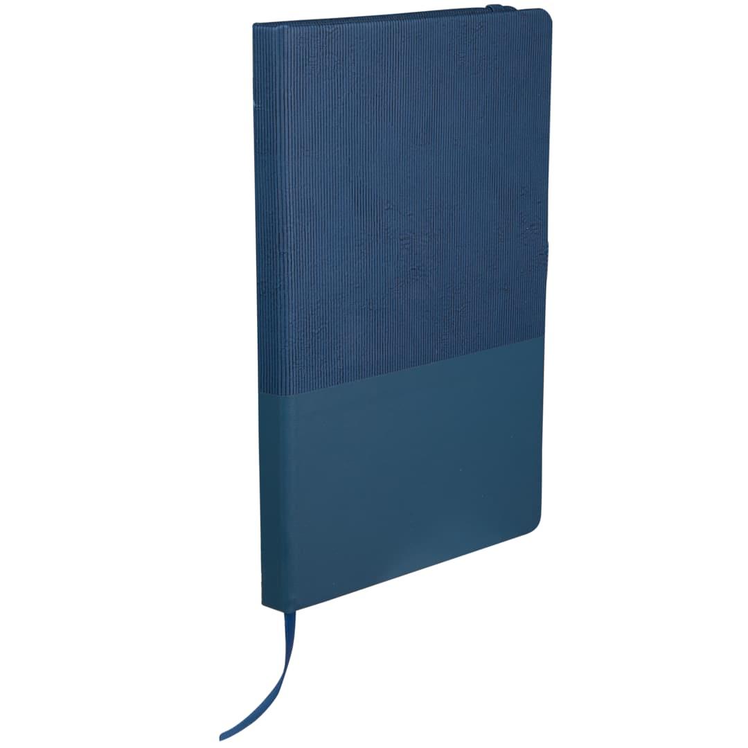 5.5X 8.5 fsc® recycled ribbed bound journal Black miniatura 16