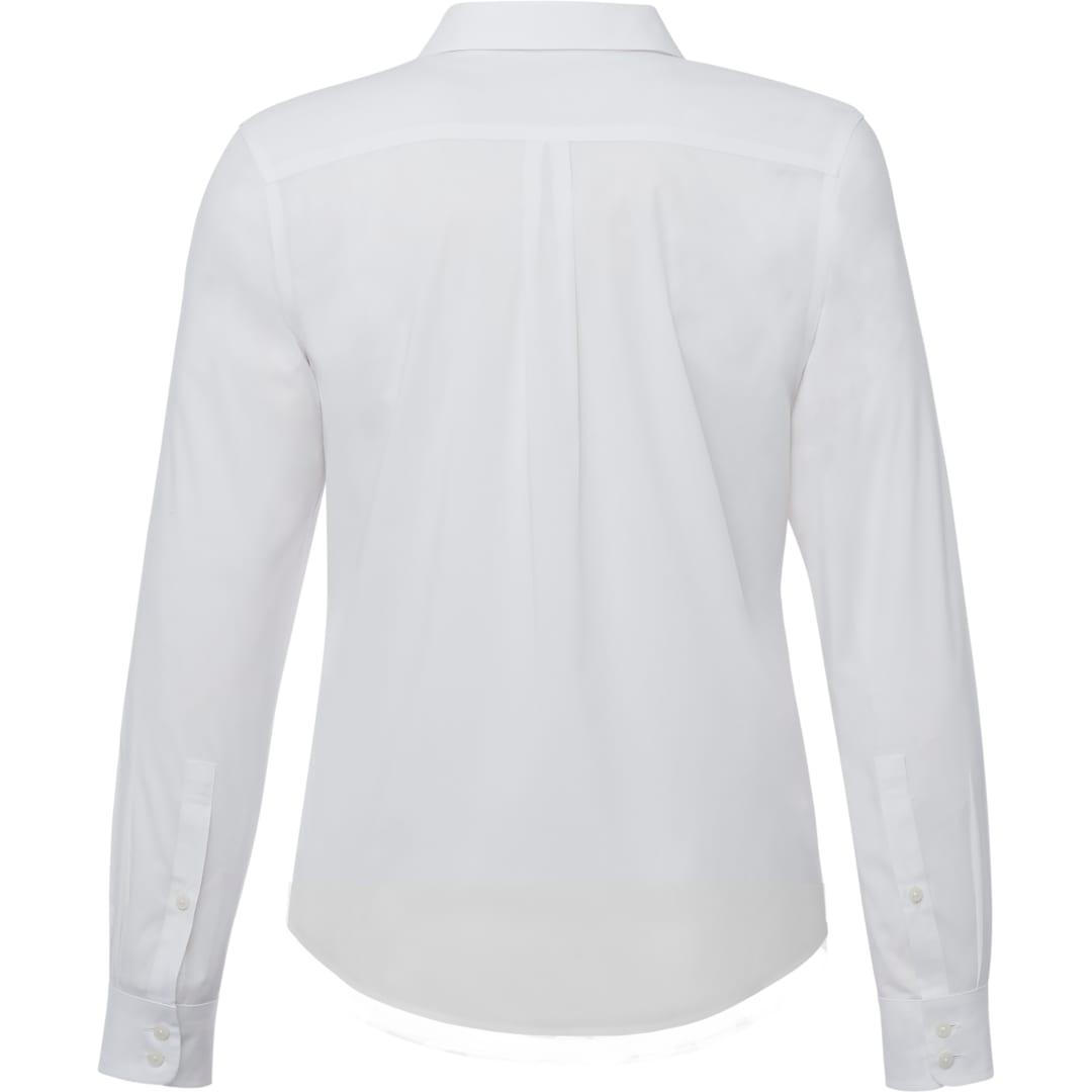 Untuckit bella long sleeve shirt-womens White front