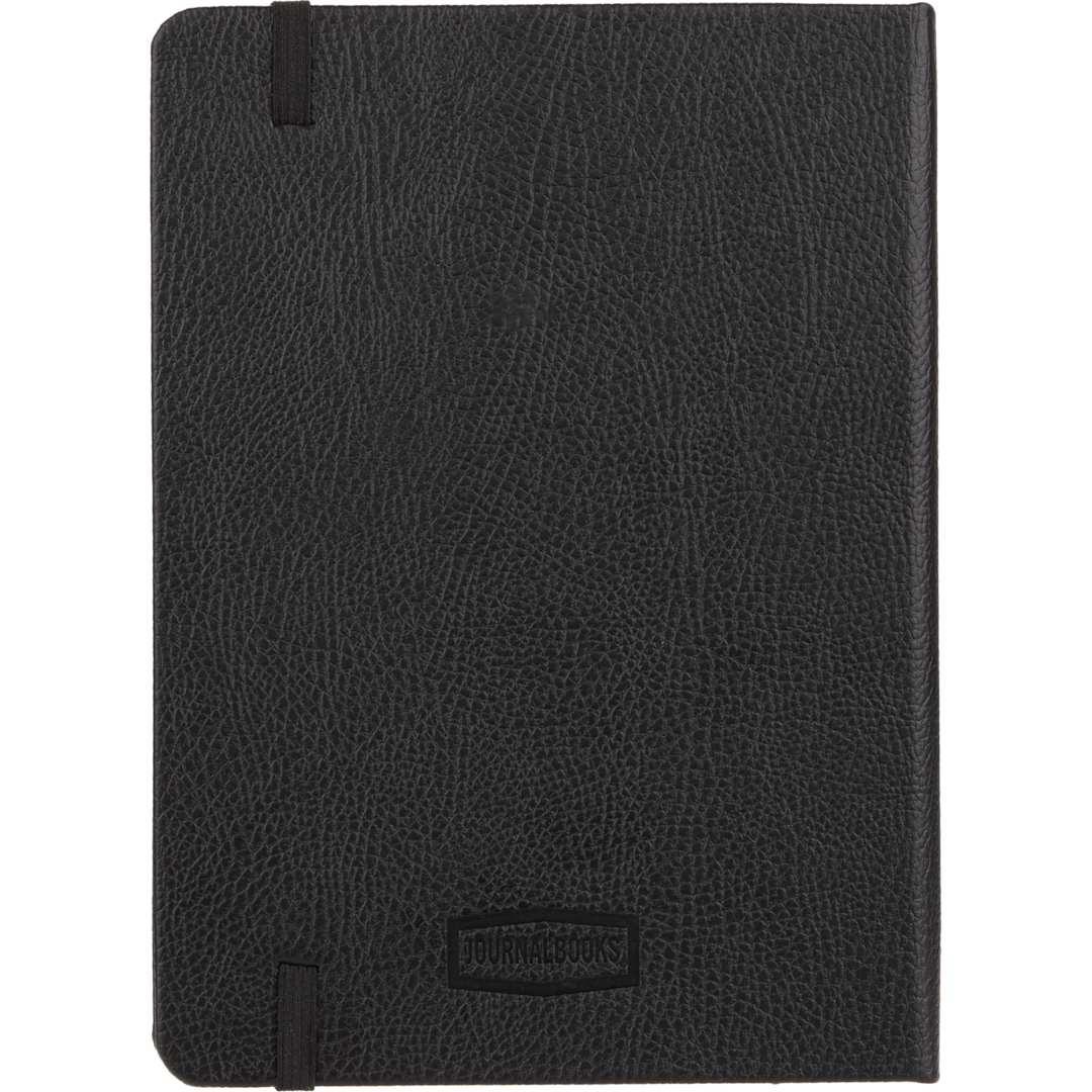 5 X 7 fsc® recycled pebble hard bound journal Black miniatura 4