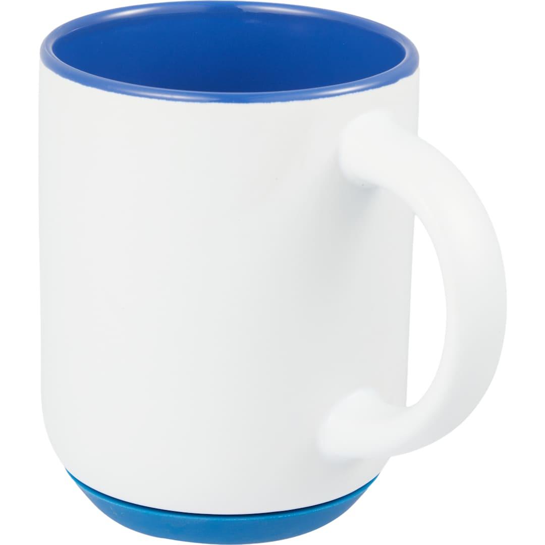 Isaac ceramic mug w/ rubber bottom 14oz White thumbnail 9