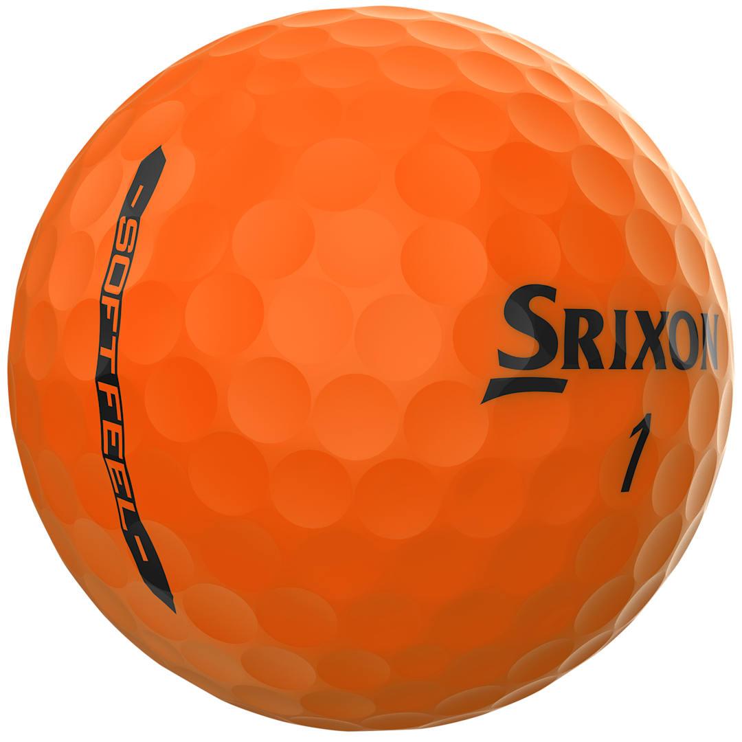 Srixon soft feel brite golf balls - 3 pack Orange miniatura 3