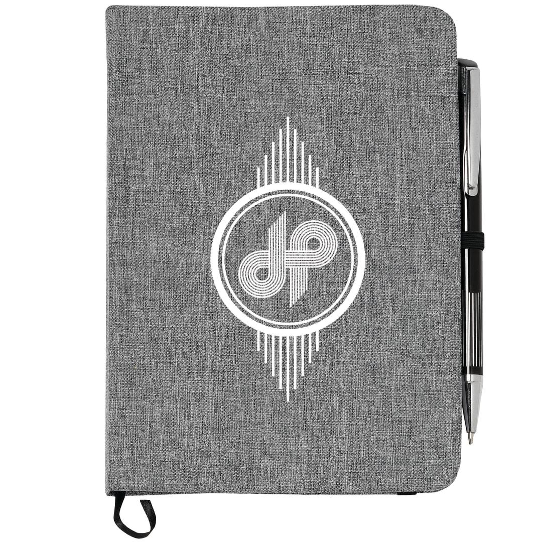 Fsc® mix 5 x 7 heathered bound notebook Grey miniatura 9