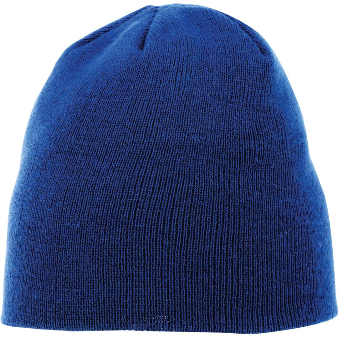 Unisex level knit beanie Navy Blue miniatura 6