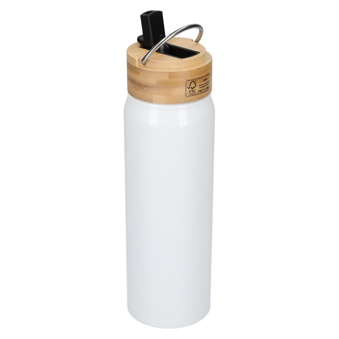 Billy 26oz aluminum bottle w/ fsc® bamboo lid Black miniatura 31