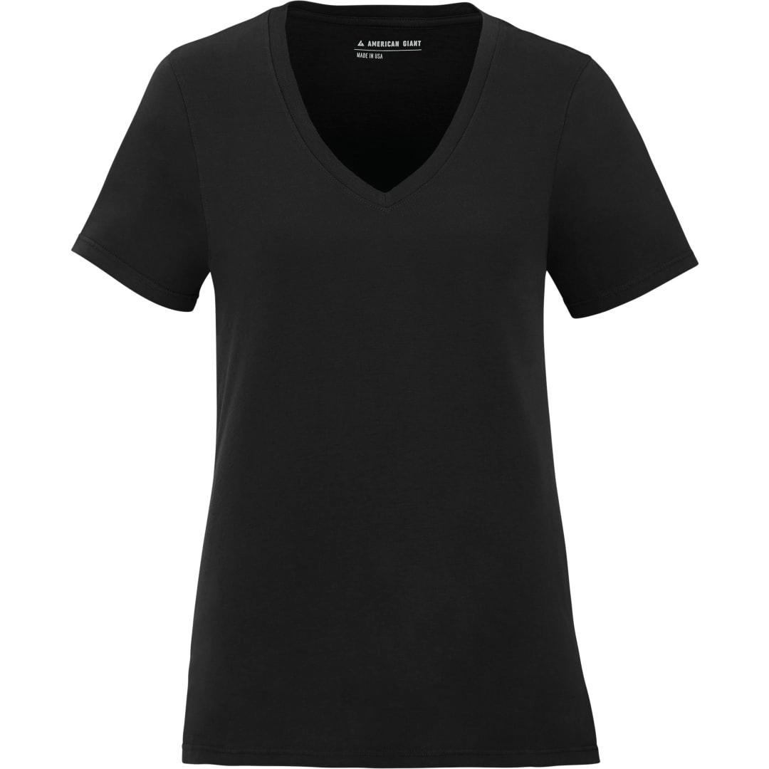American giant classic cotton v-neck t - womens White miniatura 21