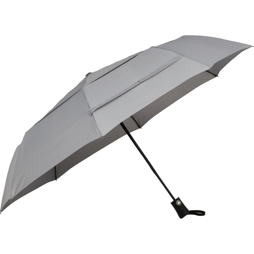 46 Recycled auto open umbrella Black miniatura 24