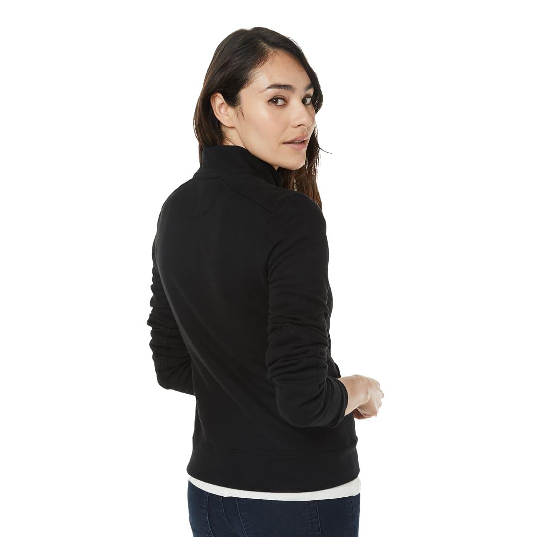 American giant moto full zip - womens Black front
