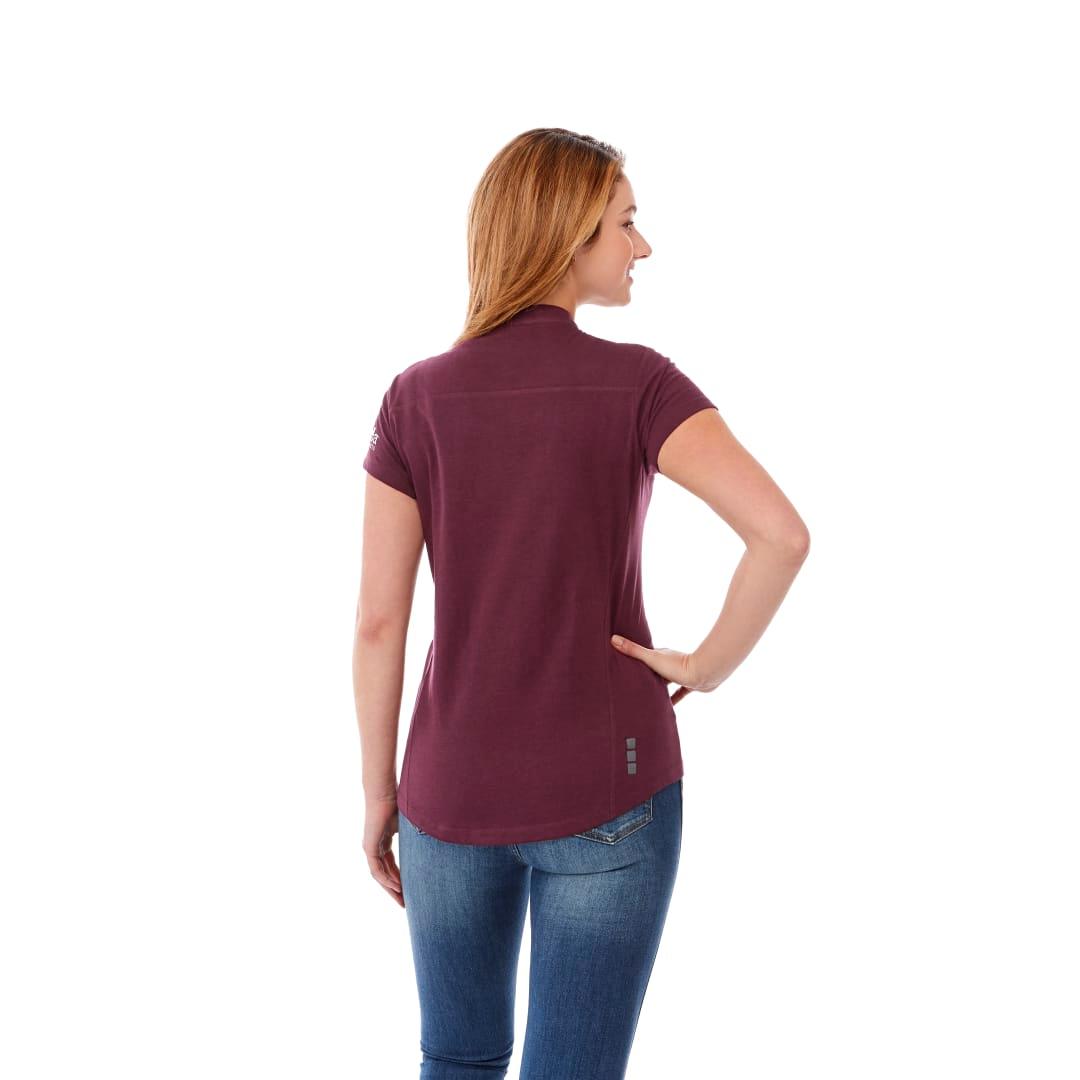 Womens concord short sleeve polo Dark Gray miniatura 3