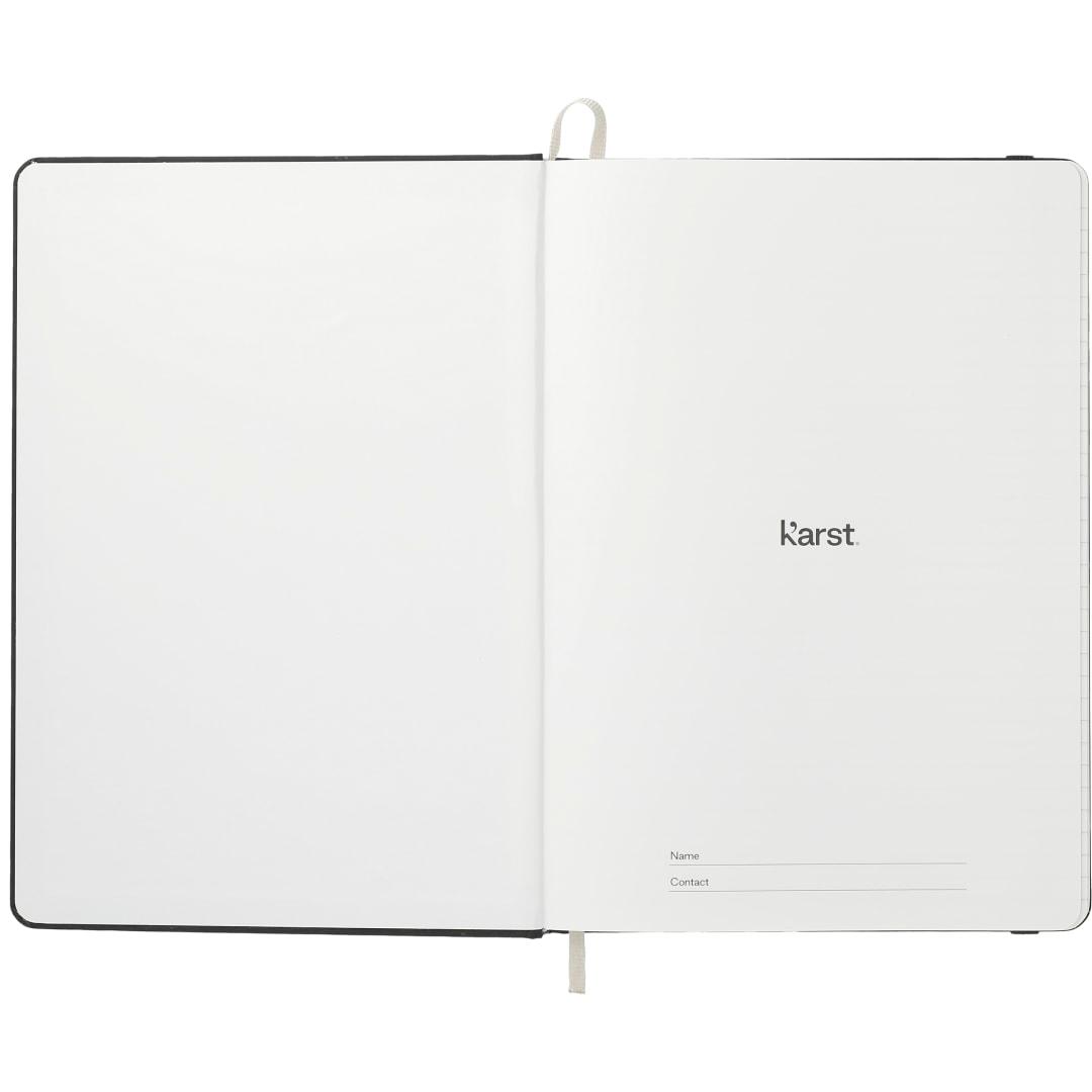 Karst 5.5 x 8.5 stone bound notebook Beige miniatura 12
