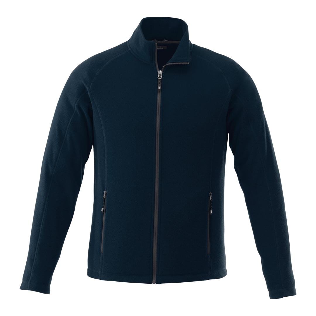 Mens rixford polyfleece jacket tall Navy Blue miniatura 3