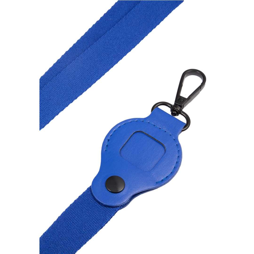 Recycled airtag lanyard Black miniatura 12