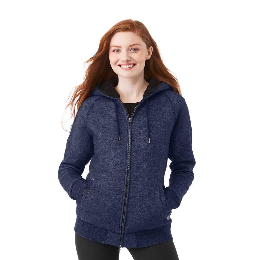 Womens copperbay roots73 fz hoody Dark Gray miniatura 10