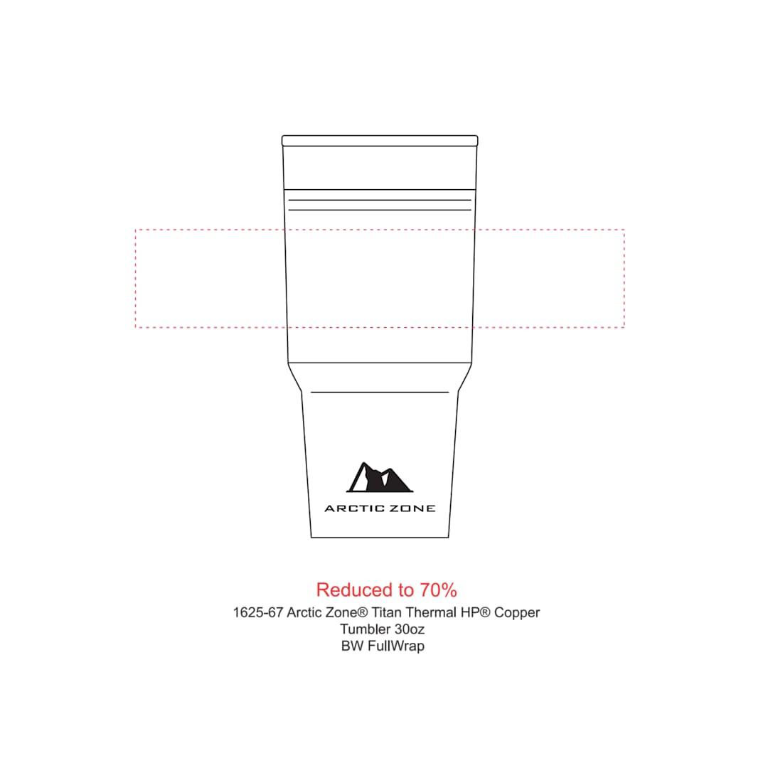 Arctic zone® titan thermal hp® copper tumbler 30oz White miniatura 8