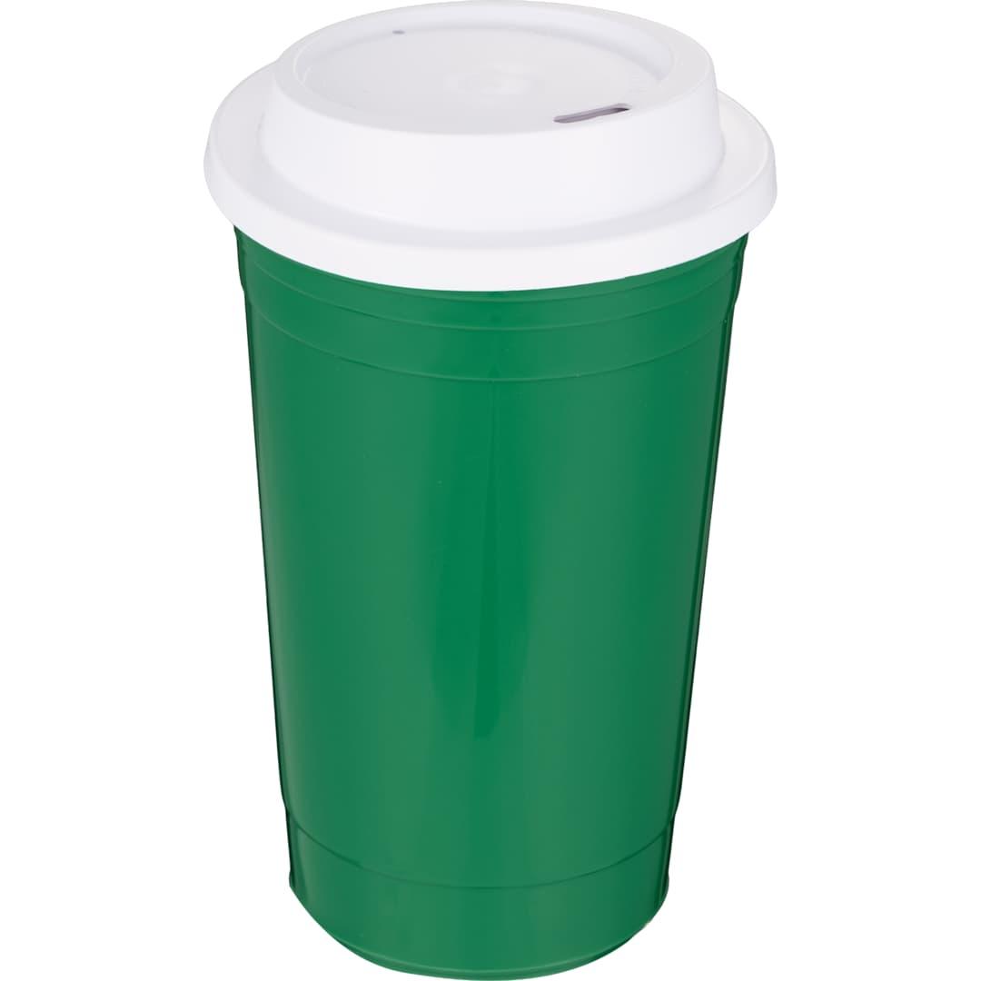The traveler insulated cup 16 oz. w/ lid Black miniatura 8