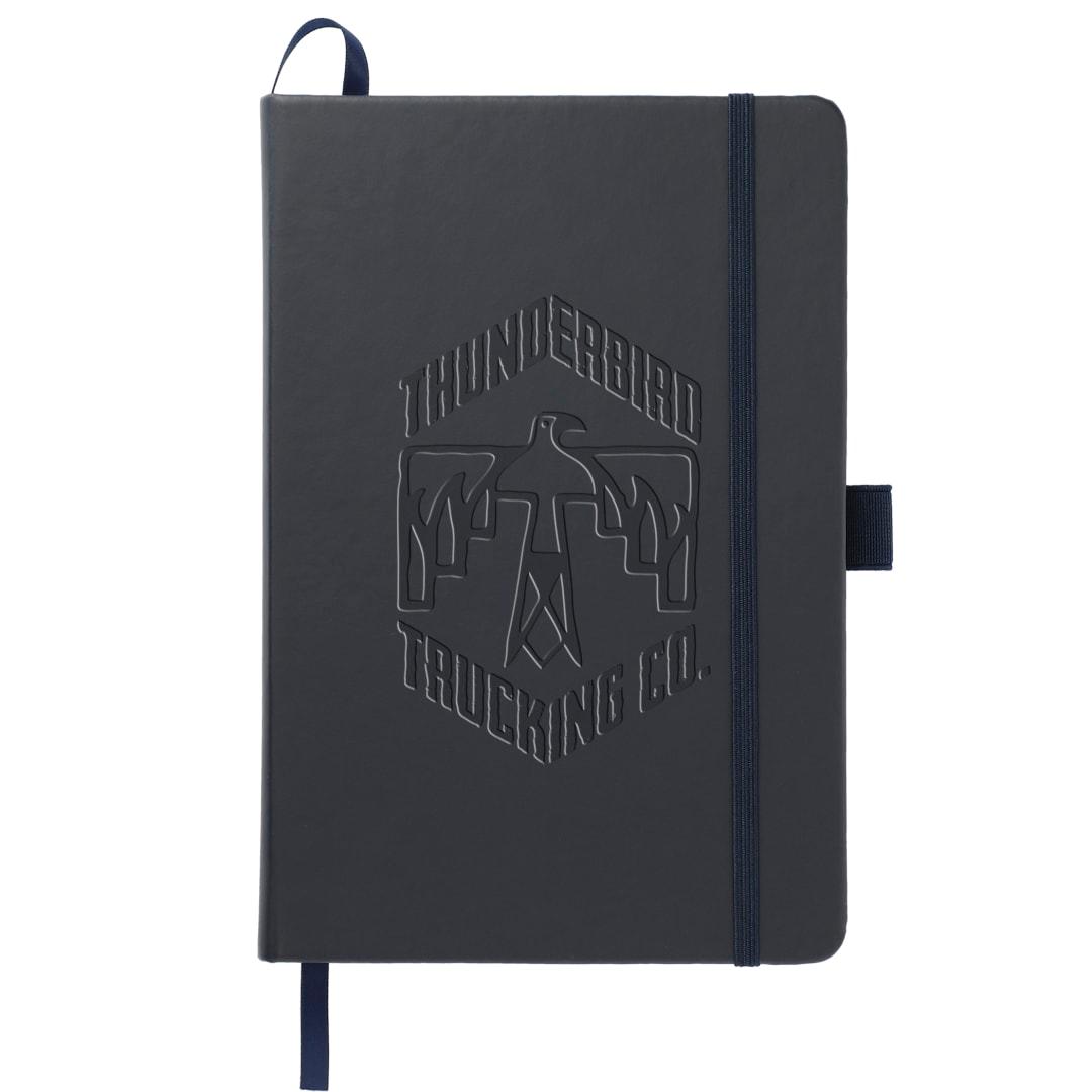 Fsc® mix 5.5 x 8.5 mela bound journal Black miniatura 20