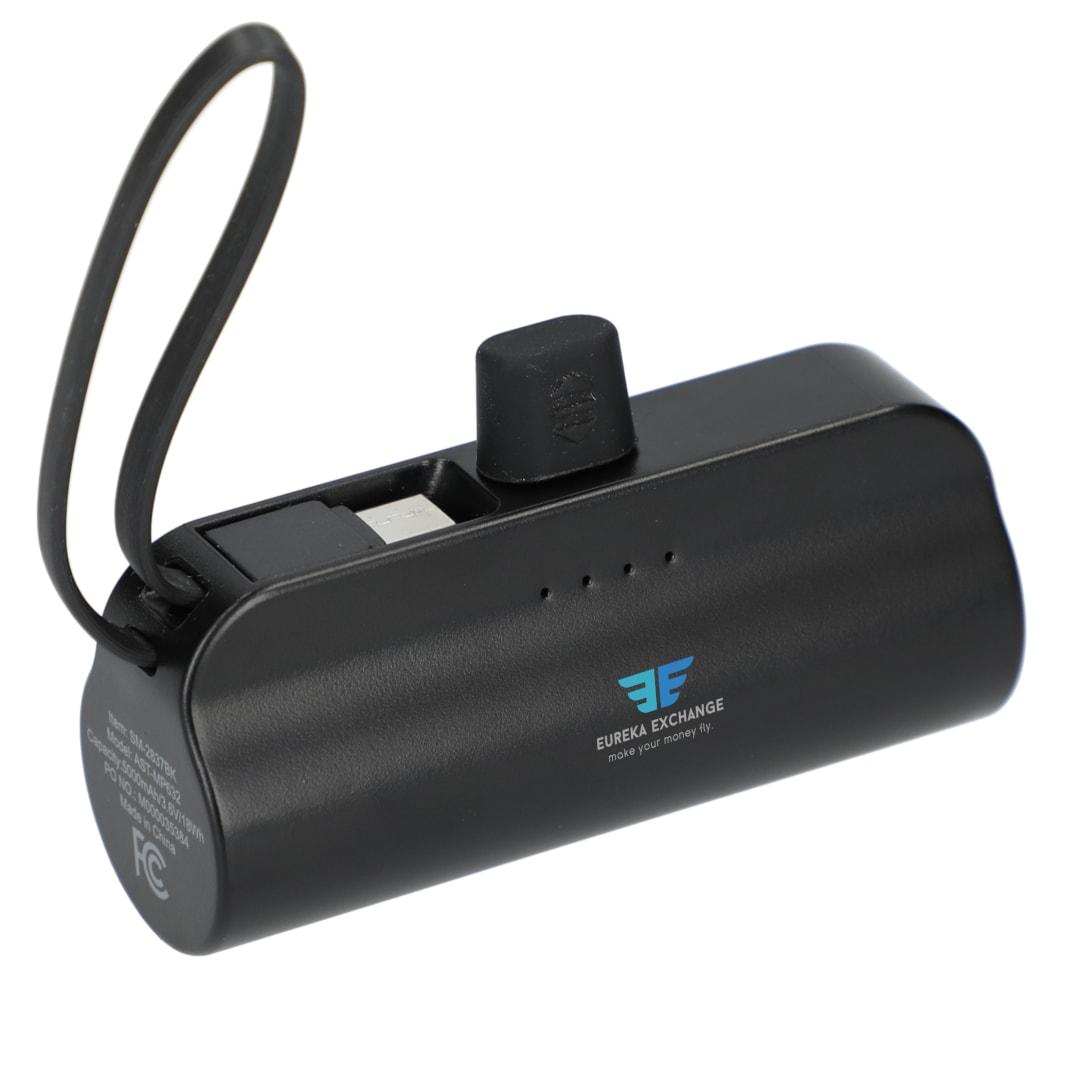 Hue 5000 mah power bank with multi tips Black miniatura 15