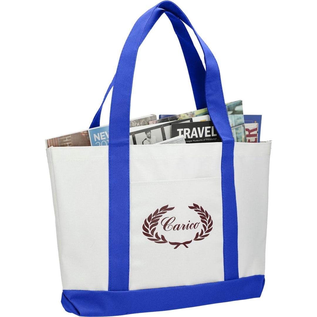 Large canvas tote bag White miniatura 27